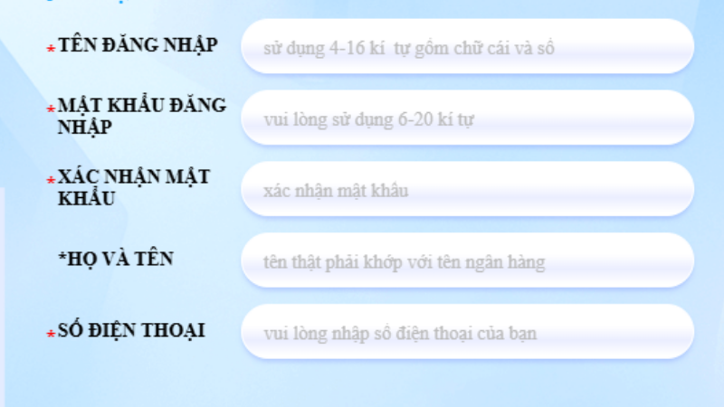 ĐĂNG KÝ 10 Biểu mẫu đăng ký VZ99