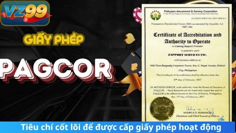 GIẤY PHÉP HOẠT ĐỘNG 5 Tiêu chí cốt lõi để được cấp giấy phép hoạt động